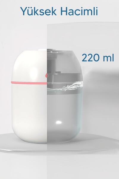 DEMPOWER Damla Model Hava Nemlendirici Buhar Makinesi Beyaz