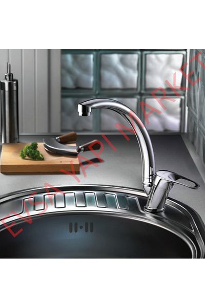 VENİTA Venita Open-Close Mix Swan Sink Faucet (Warm-Cold Water Inlet)