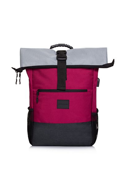 GNC DESİGN GNC Design Claret Red Casual Backpack