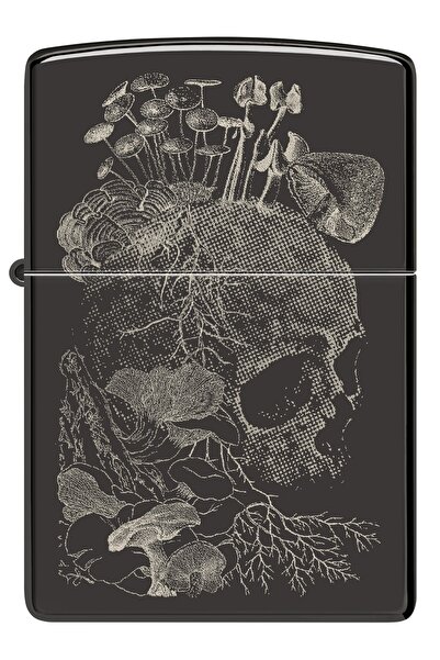 Zippo 24756 Skull Mushroom Design Çakmak Z-48590