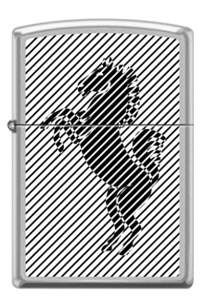 Zippo Black Horse With Background Çakmak Z-CI401702-205