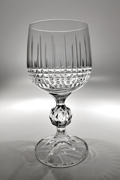 Bohemia مجموعة Sterna Crystal مكونة من 6 أكواب مياه باللونين الأبيض والقهوة - موديل 150 سم مكعب من ريو