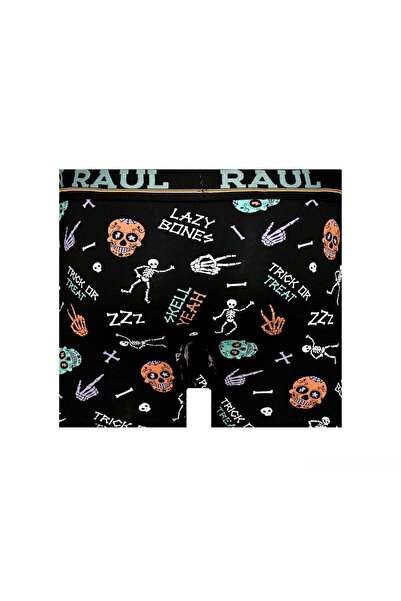 Juan Raul baskılı pamuklu slim boxer