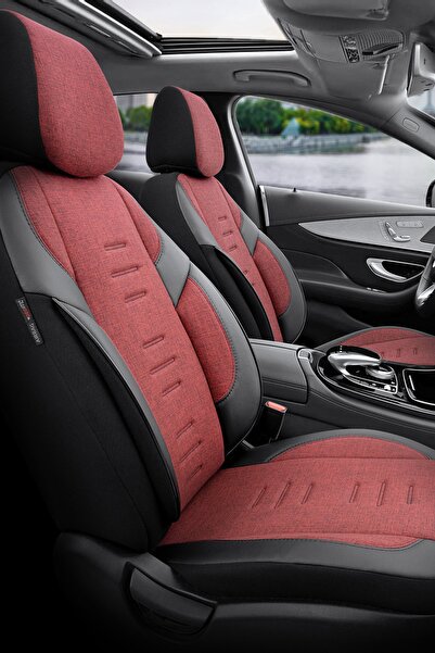 Otom غطاء مقعد السيارة العالمي بتصميم خاص من نسيج الكتان المضاد للتعرق ومدعوم...