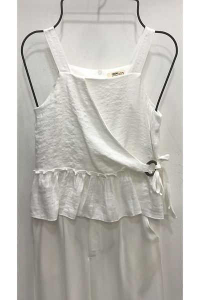 Çikoby Girl's Strap Woven Bluz