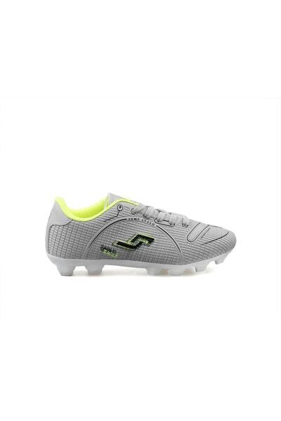 Jump 28223 F L.Grey Neon Green Navy Youth Grass Floor Football Shoes 28223-F-L.GREY-NEON-GREEN-NAVY Gray