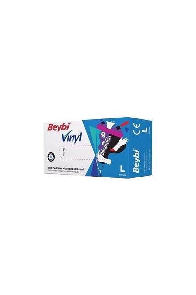 Beybi BABY Powder-Free Vinyl Gloves Large 20 Pack 1 Box