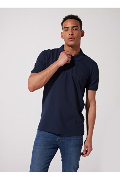 Riders by Lee Regular Fit Normal Kesim Polo Yaka Lacivert Tişört