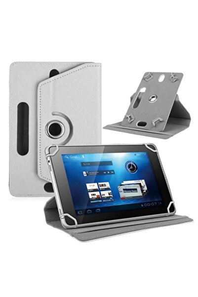 DUHALINE Philips M9 S410J 10.1" Uyumlu Üniversal Dönerli Standlı Tablet Kılıf...
