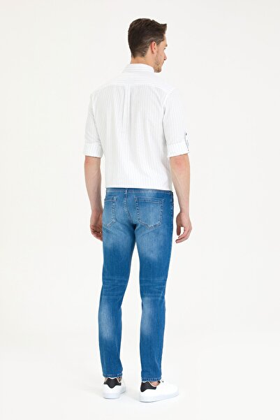 U.S. Polo Assn. U.S. POLO ERKEK SLİM FİT DENİM PANTOLON 1582751 IYOR 022 MAVİ