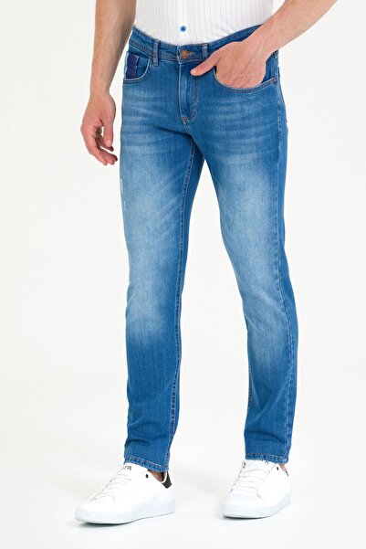 U.S. Polo Assn. U.S. POLO ERKEK SLİM FİT DENİM PANTOLON 1582751 IYOR 022 MAVİ