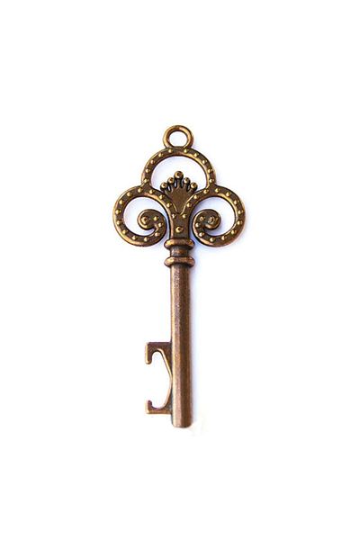 Sensoria Love Key Single Decorative Opener Cola Gazoz Soda And Bottle Opener Copper