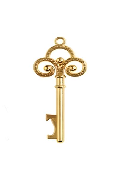 Sensoria Gold Love Key - Single Decorative Cola, Gazoz Soda and Bottle Opener