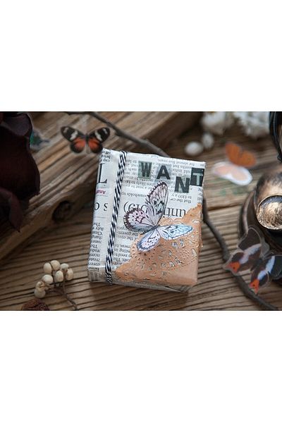 SF SCRAPBOOK KIRTASİYE Scrapbook Butterfly Sticker, Agenda Planner, Bullet Journal