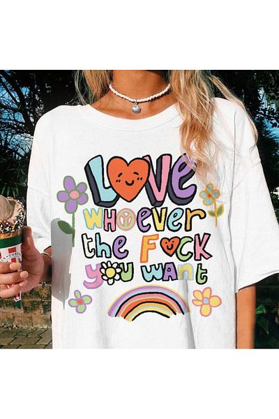 Pisa Art Oversize T-shirt - Love Whoever Printed
