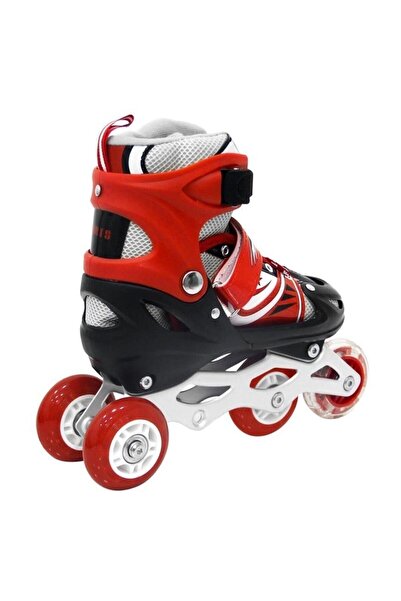 KARSAN Illuminated Metal Body Large Size Skates Blue