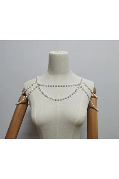 es moda shop İnci vücut takısı, gelin takısı