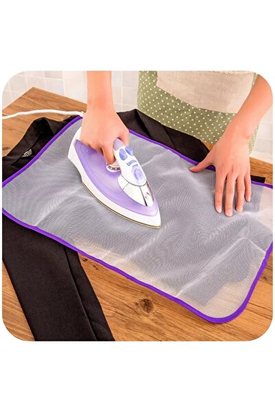 LOVYCO Yanmaz Kırışmaz Ütü Matı Şeffaf File Ütü Örtüsü Pratik File Kumaş Ütül...