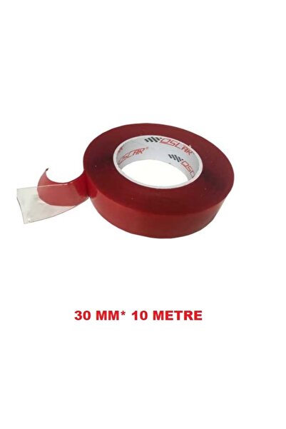 Oscar Çift Taraflı Bant Akrilik Isıya Dayanıklı 30mm - 10 Metre Yüksek Mukave...