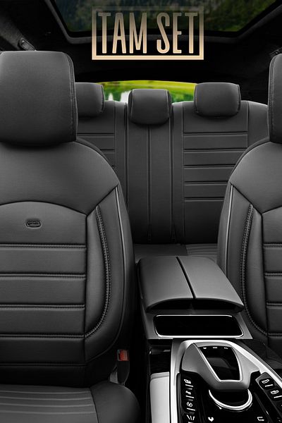 Otom Inspire Design Premium Leather Extra Supported Universal Car Seat Cover Full Set