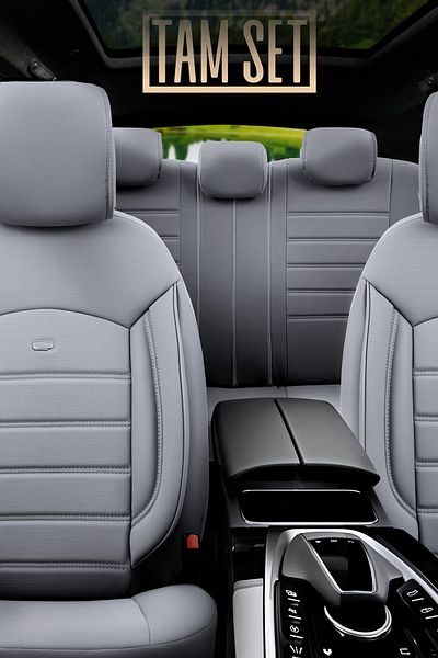 Otom Inspire Design Premium Leather Extra Supported Universal Car Seat Cover Full Set