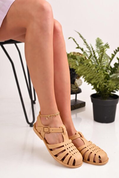 MODAONN Sandale de damă Jelly