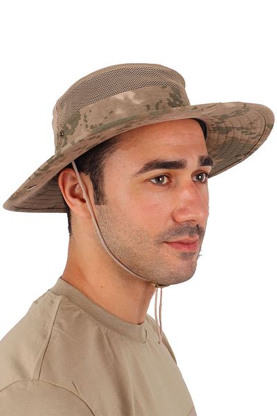 Asker Kolisi Gendarmerie Camouflage Military Jungle Hat - Desert Trilby Operation Hat