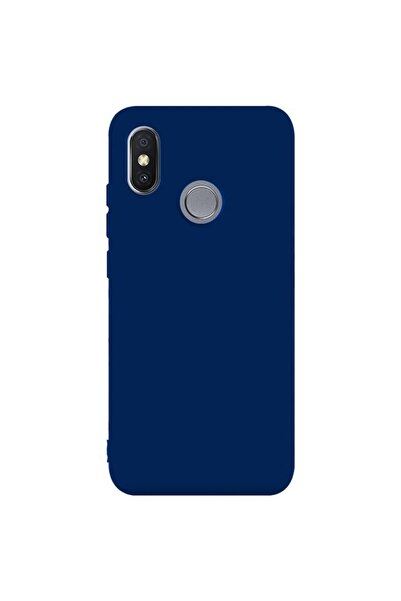 Gpack Xiaomi Redmi Note 6 Pro Kılıf Premier Lüx Yumuşak Silikon Lacivert