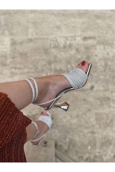 TRODONS Rochie de seară elegantă din piatră Pantofi de damă
