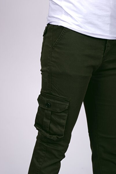 bombe Erkek Kargo Pantolon Haki