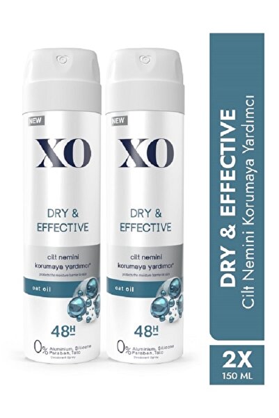Xo Dry&Effective Women Deo X 2 Adet
