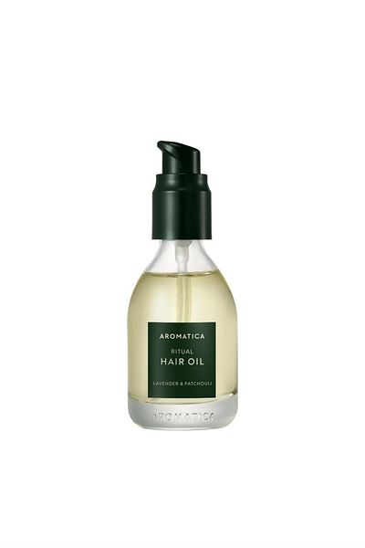 Aromatica زيت شعر طقوس 50 مل - زيت نباتي للعناية بالشعر باللافندر والباتشولي
