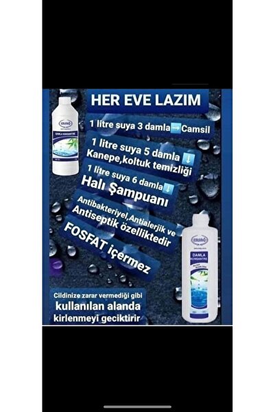 Ersağ Damla Konsantre 1000ml Araç ,Cam, Ahşap Temizliği
