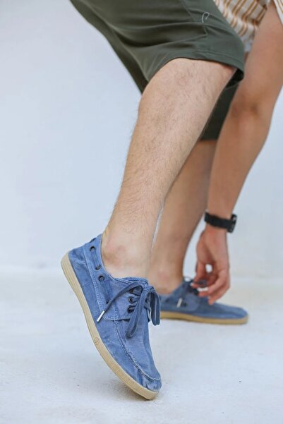 ELİT SHOES Natural World Doğal Pamuk Eskitme Erkek Ayakkabı