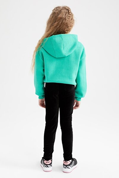 DeFacto Dívčí sametové punčochové kalhoty v délce ke kotníkům