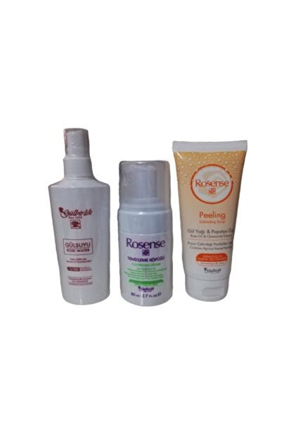 Rosense Peeling +yüz Temizleme Köpüğü + Sprey Doğal Gül Suyu Arz170000emr478