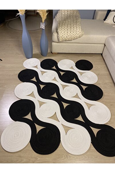 MaVaux Quantum Jüt Görünümlü Hasır Özel Yapım Kilim