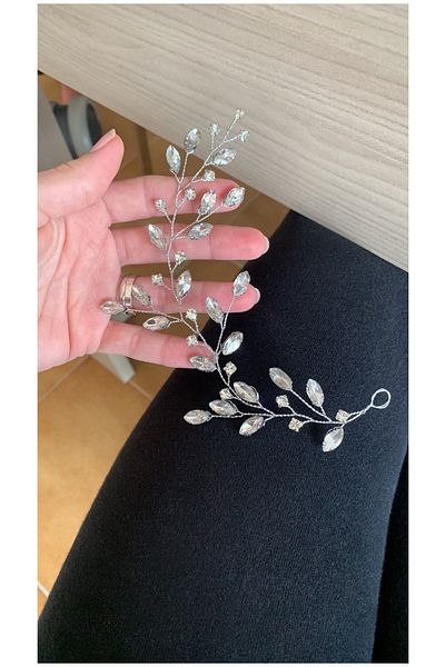 bba new trend تاج الزفاف الكريستالي، إكسسوار شعر العروس، تاج الزفاف، إكسسوار الزفاف، تاج الحناء، مشبك تاج الخطوبة