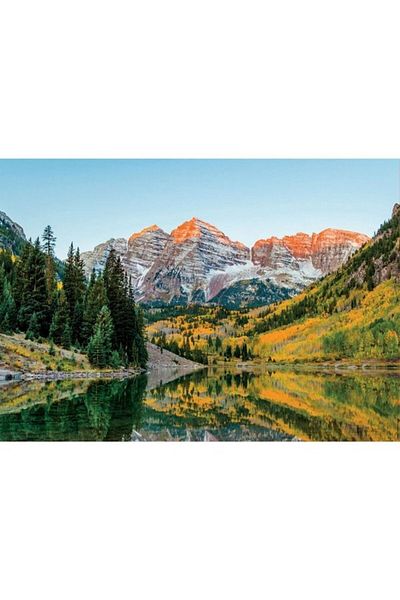 EDUCA 2000 Piece Maroon Bells Landscape America Puzzle