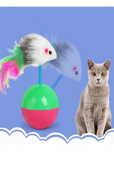 Hyd Toy Cat Play Ball with Mouse Hacı Yatakmaz Cat Toy