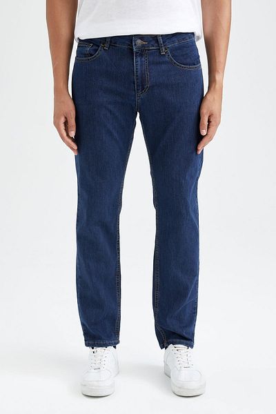 DeFacto Τζιν παντελόνι Sergio Regular Fit Normal Waist Pipe Leg Jean