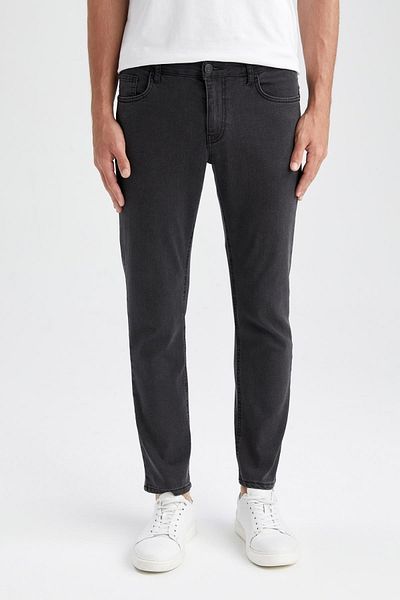 DeFacto Τζιν παντελόνι Sergio Regular Fit Normal Waist Pipe Leg Jean