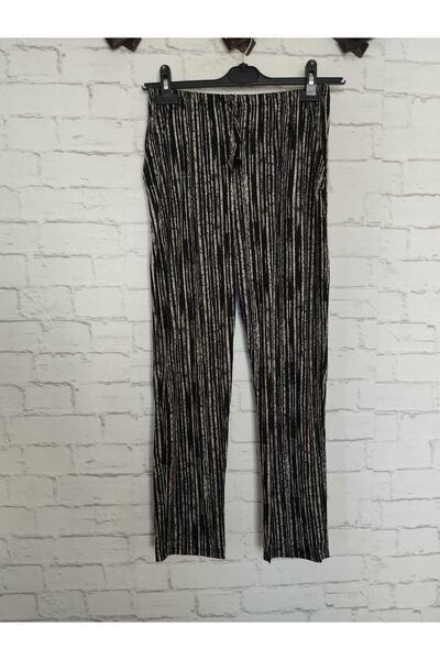 anne moda ankara Повністю бавовняні штани маленького розміру, тонкого крою, з вузькими штанинами, 2 кишенями та еластичним поясом.