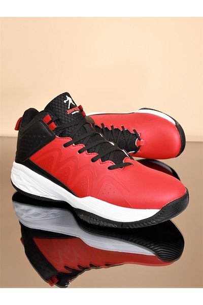 Jump Konfores 1694-28652 Anatomical Sole Professional Basketball Shoes RED