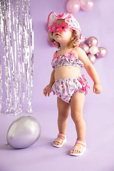 DeFacto Baby Girl Fruit Patterned Set of 2 Y9364a222sm