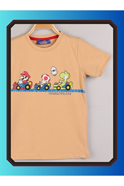 edoy Colorful and Super Fun Cotton Kids T-Shirt - Short Sleeve, 36/1 Full Lyc...