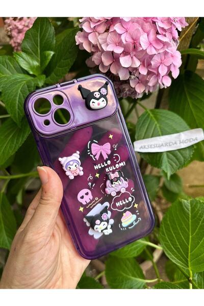 Aksesuarda Moda iPhone 14 Pro Uyumlu My Melody Ve Kuromi Best Friends Kamera ...