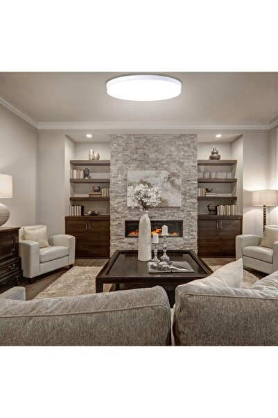 Viesteknoloji Büyük boy 24w tavan armaturu tavana sıfır avize 6500k beyaz ışı...