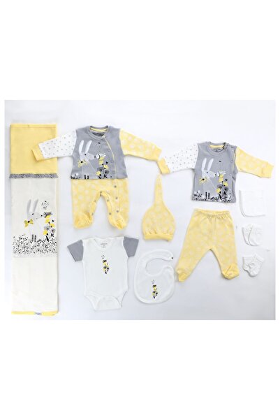 Aziz Bebe Desenli Hastane Çıkışı 10 Parça