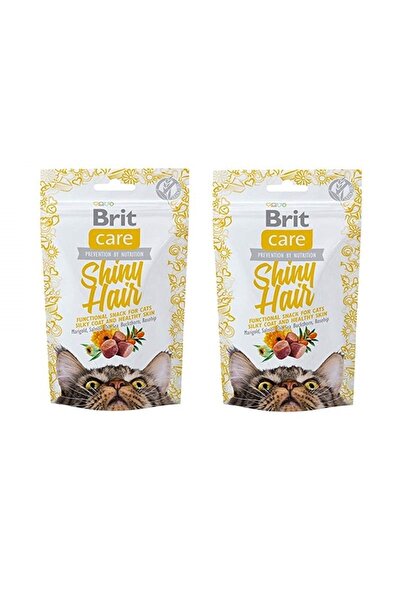 Brit Care 2 Adet Snack Shiny Hair Kedi Ödül Maması 2 X 50gr